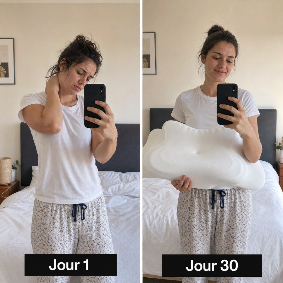 Oreiller cervicales  — main:before_after